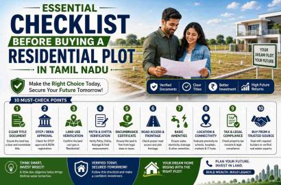 Essential Checklist Before Buying a Residential Plot in Tamil Nadu