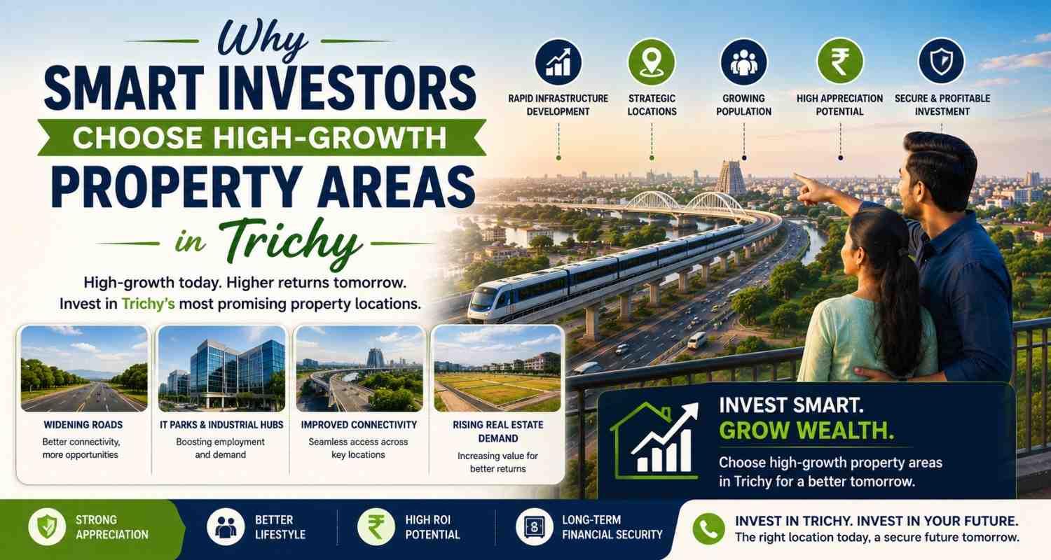 Why Smart Investors Choose High-Growth Property Areas in Trichy