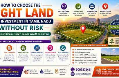 How to Choose the Right Land for Investment in Tamil Nadu Without Risk