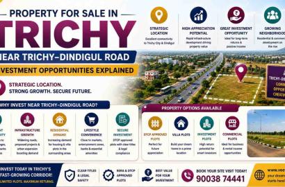 Property for Sale in Trichy Near Trichy-Dindigul Road: Investment Opportunities Explained